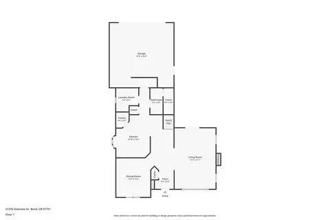 Floorplan - 21376 Oakview Dr, Bend, OR 97701 photo 1 of 2