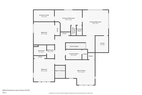 Floorplan - 60887 SW Headwaters Loop, Bend, OR 97702 photo 1 of 4