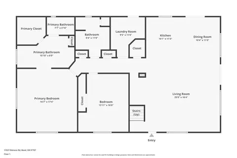 Floorplan - 17337 Elsinore Rd, Bend, OR 97707 photo 2 of 3