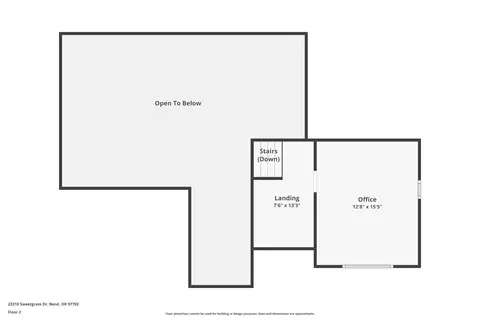 Floorplan - 22310 Sweetgrass Dr, Bend, OR 97702 photo 3 of 4