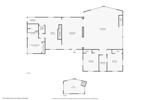 Floorplan - 32311 Modoc Point Rd, Chiloquin, OR 97624 photo 3 of 3