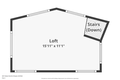 Floorplan - 32311 Modoc Point Rd, Chiloquin, OR 97624 photo 2 of 3