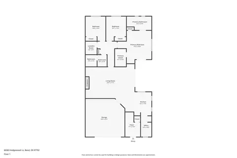 Floorplan - 60383 Hedgewood Ln, Bend, OR 97702 photo 1 of 1