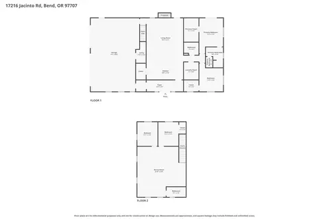 Floorplan - 17216 Jacinto Rd, Bend, OR 97707 photo 3 of 3