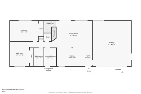 Floorplan - 66511 Ponderosa Loop, Bend, OR 97703 photo 1 of 3