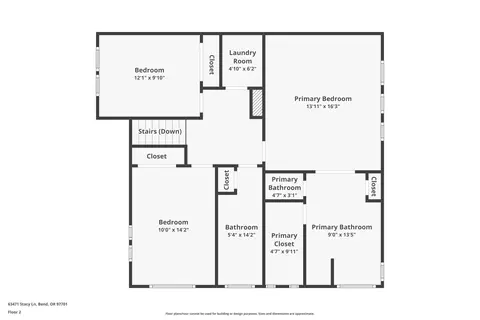 Floorplan - 63471 Stacy Ln, Bend, OR 97701 photo 3 of 3