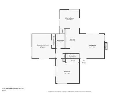 Floorplan - 57377 Overlook Rd, Sunriver, OR 97707 photo 2 of 3