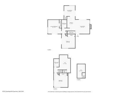 Floorplan - 57377 Overlook Rd, Sunriver, OR 97707 photo 1 of 3