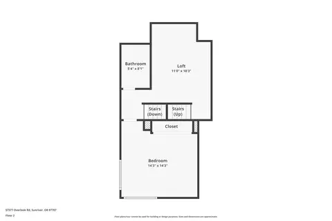 Floorplan - 57377 Overlook Rd, Sunriver, OR 97707 photo 3 of 3