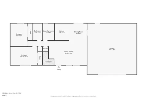 Floorplan - 51440 Jory Rd, La Pine, OR 97739 photo 1 of 3