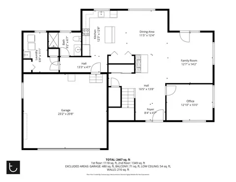 Floorplan - 14450 Mountain View Loop, Sisters, OR 97759 photo 3 of 4