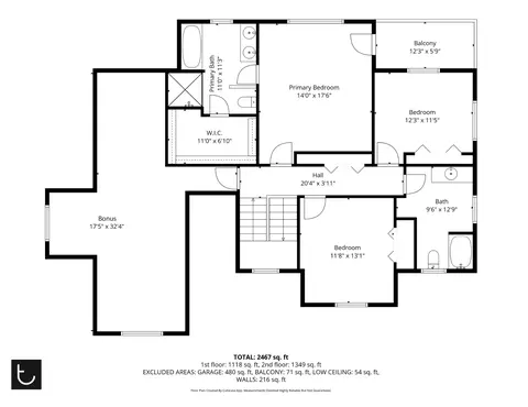 Floorplan - 14450 Mountain View Loop, Sisters, OR 97759 photo 2 of 4
