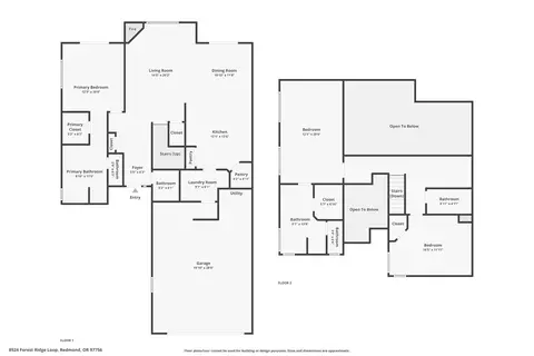 Floorplan - 8524 Forest Ridge Loop, Redmond, OR 97756 photo 3 of 3