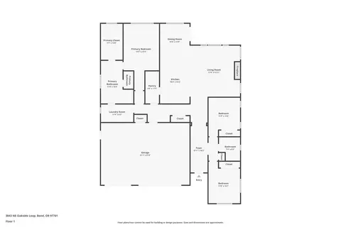 Floorplan - 3843 NE Oakside Loop, Bend, OR 97701 photo 1 of 1