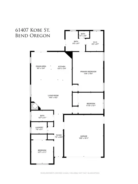 Floorplan - 61407 Kobe St, Bend, OR 97702 photo 2 of 2