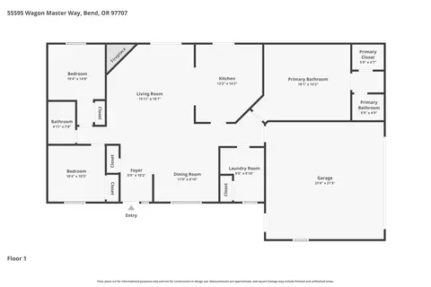 Floorplan - 55595 Wagon Master Way, Bend, OR 97707 photo 2 of 2