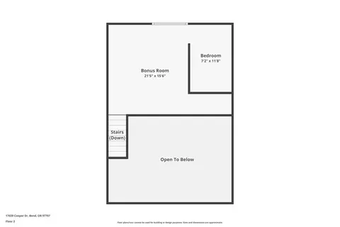 Floorplan - 17039 Cooper Dr, Bend, OR 97707 photo 4 of 4