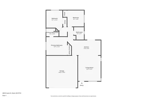Floorplan - 20810 Cassin Dr, Bend, OR 97701 photo 1 of 2