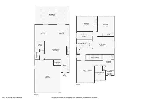 Floorplan - 3831 NE Tellus Dr, Bend, OR 97701 photo 1 of 1