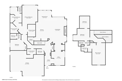 Floorplan - 60885 Oasis Pl, Bend, OR 97702 photo 3 of 3
