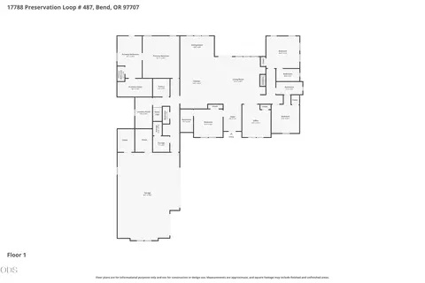 Floorplan - 17788 Preservation Loop #487, Bend, OR 97707 photo 1 of 2