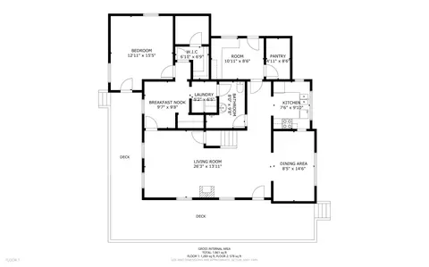 Floorplan - 11677 Highway 238, Applegate, OR 97530 photo 3 of 7