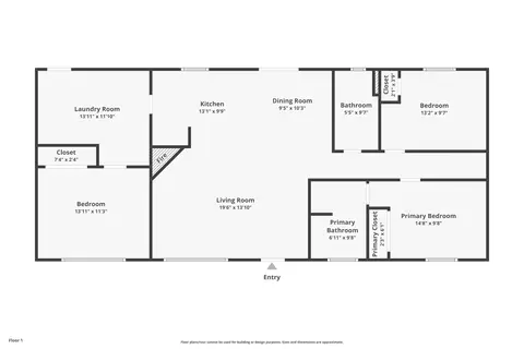 Floorplan - 62960 Clyde Ln, Bend, OR 97701 photo 1 of 1