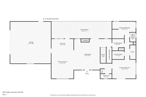 Floorplan - 59871 Calgary Loop, Bend, OR 97702 photo 3 of 4