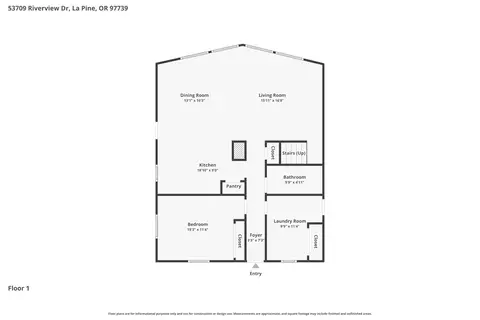 Floorplan - 53709 Riverview Dr, La Pine, OR 97739 photo 1 of 2