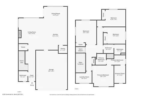 Floorplan - 61391 Sunbrook Dr, Bend, OR 97702 photo 1 of 1
