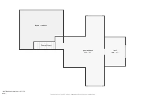 Floorplan - 14597 Bluegrass Loop, Sisters, OR 97759 photo 2 of 2