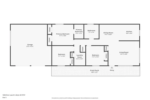 Floorplan - 15003 River Loop Dr E, Bend, OR 97707 photo 1 of 1