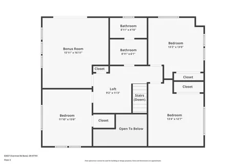 Floorplan - 63557 Overtree Rd, Bend, OR 97701 photo 2 of 2