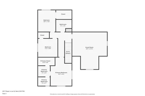 Floorplan - 20177 NW Roper Ln, Bend, OR 97703 photo 2 of 6