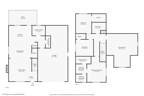 Floorplan - 20177 NW Roper Ln, Bend, OR 97703 photo 6 of 6