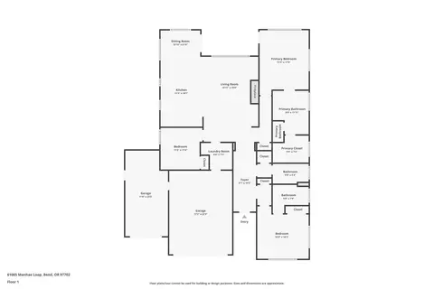 Floorplan - 61065 Manhae Loop, Bend, OR 97702 photo 1 of 1