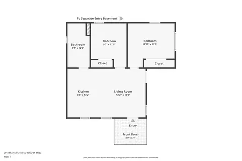 Floorplan - 20134 Carson Creek Ct, Bend, OR 97702 photo 1 of 2
