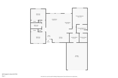 Floorplan - 20373 Saghali Ct, Bend, OR 97702 photo 2 of 4