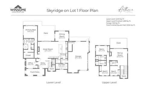 Floorplan - 0 Moonshadow Ct #LOT 1, Bend, OR 97702 photo 1 of 2