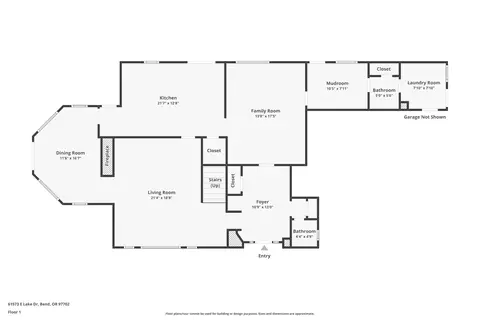 Floorplan - 61573 E Lake Dr, Bend, OR 97702 photo 1 of 2