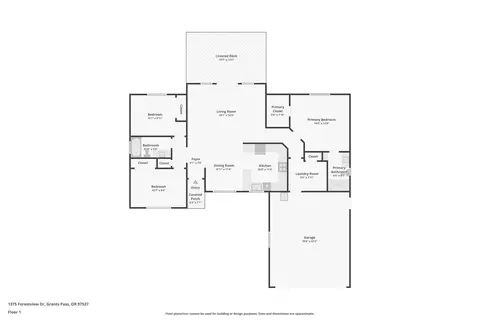 Floorplan - 1375 Forestview Dr, Grants Pass, OR 97527 photo 1 of 1