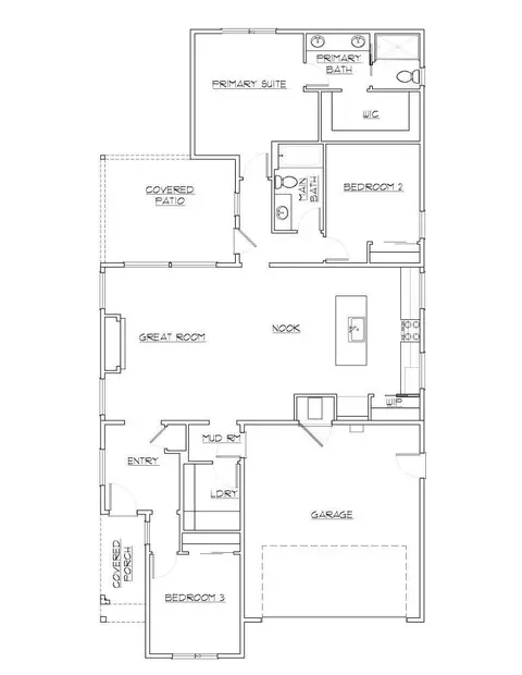 Floorplan - 3867 NE Tellus Dr, Bend, OR 97701 photo 1 of 1