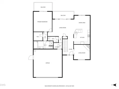 Floorplan - 1056 Highlands Dr, Eagle Point, OR 97524 photo 2 of 3