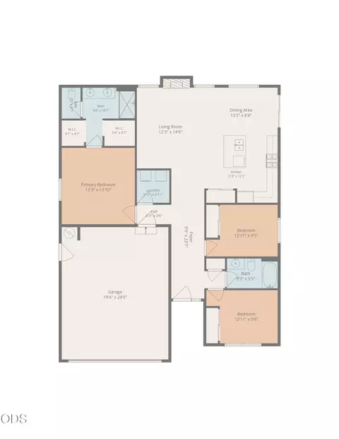 Floorplan - 62847 NE Daniel Rd, Bend, OR 97701 photo 1 of 1