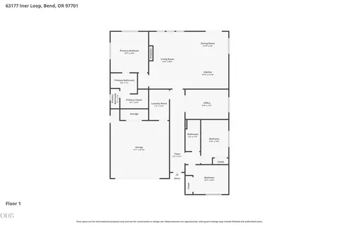 Floorplan - 63177 Iner Loop, Bend, OR 97701 photo 2 of 2