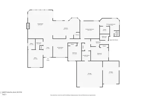 Floorplan - 20490 Timberline Ct, Bend, OR 97702 photo 1 of 1
