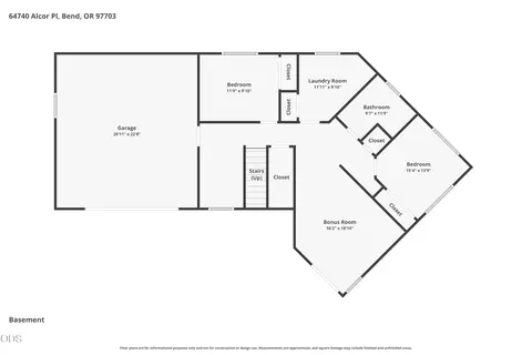 Floorplan - 64740 Alcor Pl, Bend, OR 97703 photo 2 of 3