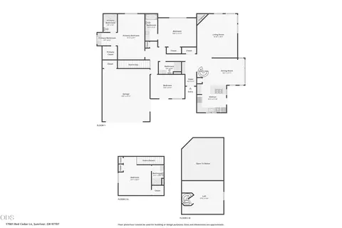 Floorplan - 17901 Red Cedar Ln, Sunriver, OR 97707 photo 3 of 4