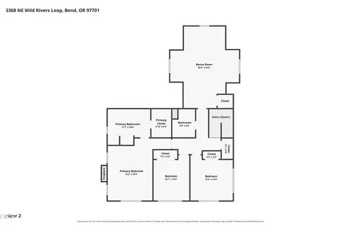 Floorplan - 3368 NE Wild Rivers Loop, Bend, OR 97701 photo 3 of 6