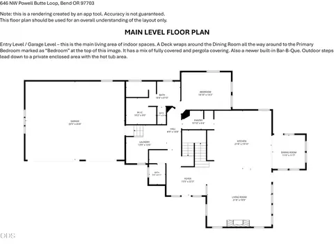 Floorplan - 646 NW Powell Butte Loop, Bend, OR 97703 photo 1 of 3